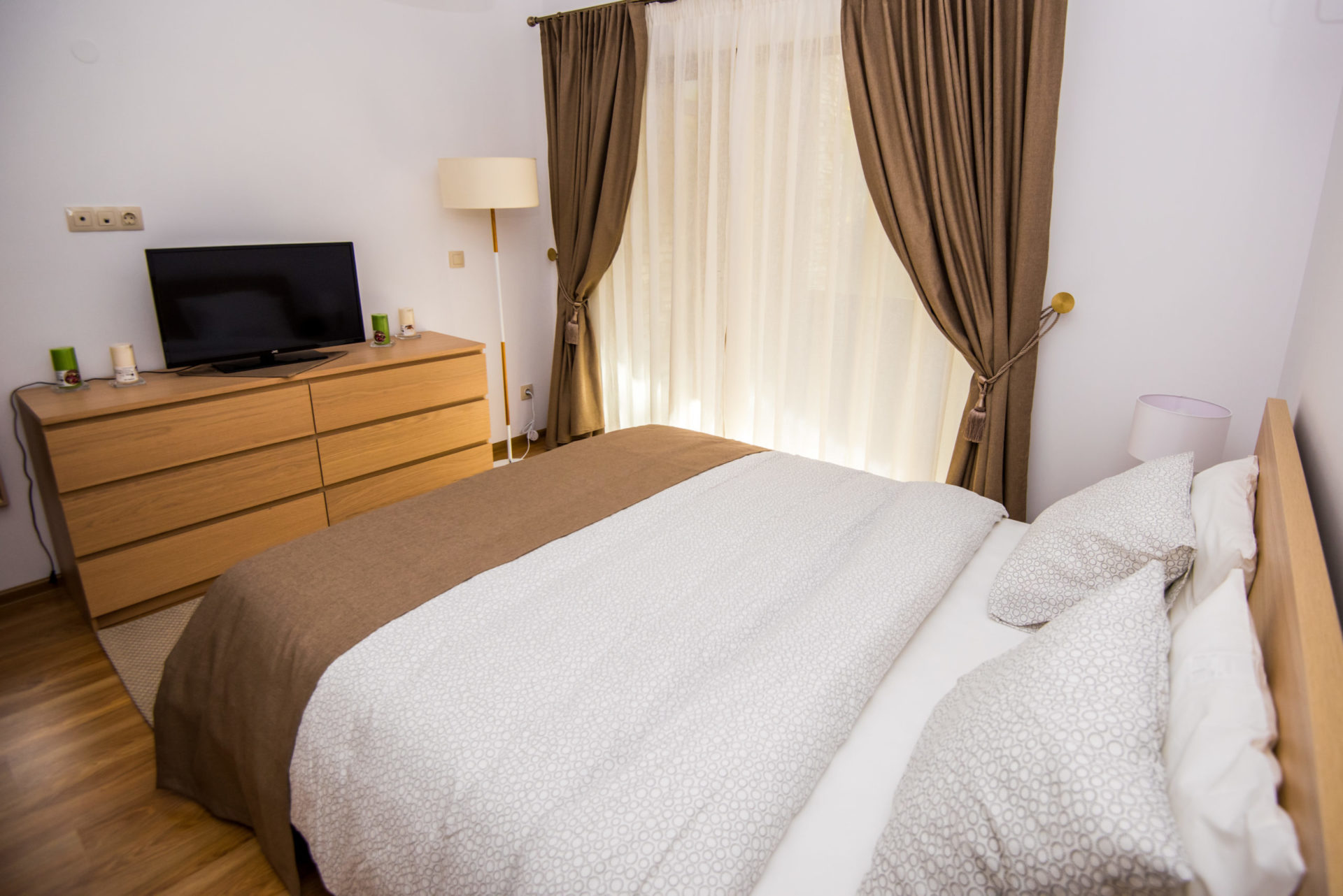 Спалня в Луксозна вила в апартхотел "Балканско Бижу"