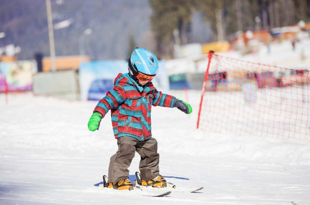 little boy skiing downhill1 - Balkan Jewel Resort & Chalets