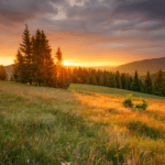 красив есенен пейзаж над Пирин планина